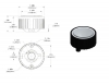 Secondary Optical Lenses for Vollong and ProLight LEDs - 60 Degree