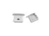ALU-2008A-R LED Aluminum Channel - Recessed - For Strips Up To 20mm - Silver - 1m / 2m - Frosted Lens