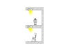 ALU-2411-R LED Aluminum Channel - Recessed - For Strips Up To 8mm - Silver - 1m / 2m - Frosted Lens