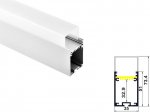 ALU-3573 Aluminum Channel - Surface / Hanging mount - For Strips Up To 30mm - Silver - 1m / 2m