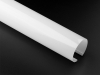 ALU-60 Aluminum Channel - Surface / Hanging mount - For Strips Up To 20mm - Silver - 1m / 2m - Frosted Lens