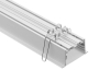 ALU-6535-R LED Aluminum Channel - Recessed - For Strips Up To 40mm - Silver - 1m / 2m - Frosted Lens