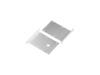 ALU-6575-R LED Aluminum Channel - Recessed - For Strips Up To 30mm - Silver - 1m / 2m - Frosted Lens