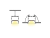 ALU-9176-R LED Aluminum Channel - Recessed - For Strips Up To 55mm - Silver - 1m / 2m - Frosted Lens