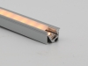 ALU-A109 LED Aluminum Channel - Surface - For Strips Up To 5mm - Silver - 1m / 2m - Frosted Lens