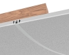 ARC-BENDPB-13M Bendable Plaster in Profile Top & Side Bend – 11.2mm Internal - Recessed - 1m / 2m - Frosted Lens