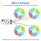 GLEDOPTO ESP32 WLED Digital LED Controller with 4 Channel With Mic/UART WIFI GL-C-017WL-D