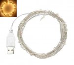 Copper Wire Fairy LED String Lights - USB Operated