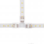 Solderless Clamp-On 'T' Connector - 12mm Single Color LED Strip Lights