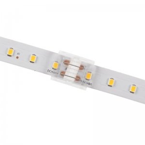 Solderless Clamp-On Butt Connector - 12mm Single Color LED Strip Lights