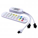 24Keys Controller with APP, Music Sync and IR Remote for Upgrading 3-pin Dream Colour Strip to Bluetooth Connection