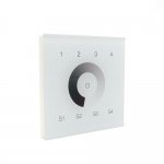 Sunricher Z-Wave Single Colour 4 Group Wall Panel White (Mains voltage)