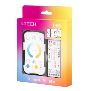 Mini Pro Set(UL Certified) - CCT RF 2.4G Wireless LED Controller M2A+P2(Single-zone)