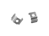 ALU-078 LED Aluminum Channel - Surface - For Strips Up To 5mm - Silver - 1m / 2m - Frosted Lens