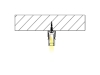 ALU-1005 LED Aluminum Channel - Surface - For Strips Up To 3mm - Silver - 1m / 2m - Frosted Lens