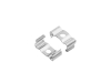 ALU-1606 LED Aluminum Channel - Surface - For Strips Up To 16mm - Silver - 1m / 2m - Frosted Lens