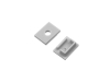 ALU-4128 Drywall LED Aluminum Channel - Recessed - For Strips Up To 12mm - 1m / 2m - Frosted Lens