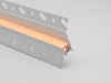ALU-7720 Drywall LED Aluminum Channel - Recessed - For Strips Up To 10mm - 1m / 2m - Frosted Lens