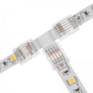 Solderless Clamp-On T Connector for 12mm RGBW LED Strip Lights