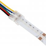 Clamp-On Power Wire for 12mm RGB + CCT COB LED Strip Lights