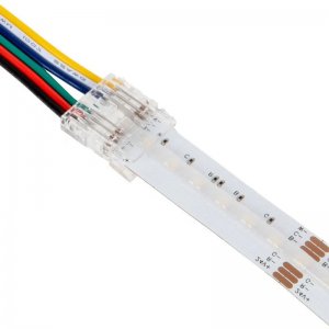 Clamp-On Power Wire for 12mm RGB + CCT COB LED Strip Lights