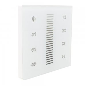 Sunricher RF Single Colour Touch Slider RF Wall Panel White (Low voltage)