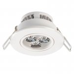 LED Recessed DownLight Fixture - Aimable - 40 Watt Equivalent - 3.5" - 290 Lumens