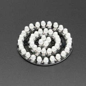 NeoPixel Triple-Ring Board with 44 Thru-Hole LEDs - 66mm Diameter