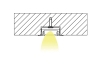 ALU-1104-R LED Aluminum Channel - Recessed - For Strips Up To 11mm - Silver - 1m / 2m - Frosted Lens