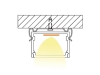 ALU-2006 LED Aluminum Channel - Surface - For Strips Up To 27mm - Silver - 1m / 2m - Frosted Lens