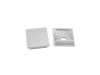 ALU-2020S LED Aluminum Channel - Surface - For Strips Up To 17mm - Silver - 1m / 2m - Frosted Lens