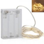 Copper Wire Fairy LED String Lights - 3AA Battery Operated