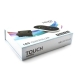 RGB LED Controller - Wireless RF Touch Color Remote with Dynamic Color-Changing Modes - 8 Amps/Channel - Black Touch Remote