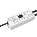 LED Waterproof DMX512 and RDM Decoder - 4 Channel - 5 Amp - 12-48V - Digital Display - NDS-WDMX45