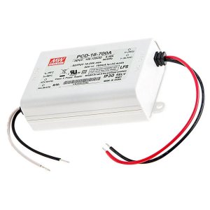 MEAN WELL Constant Current LED Driver - PCD-16 Series - 16W - 700mA - 16-24 VDC