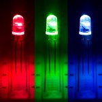 5mm Fast Color Changing LED - T1 3/4 RGB LED w/ 30 Degree Viewing Angle