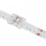 Solderless RGBW COB Strip Connector - 12mm Butt Connector - 5.5A Current Rating
