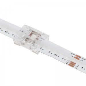 Solderless RGBW COB Strip Connector - 12mm Butt Connector - 5.5A Current Rating