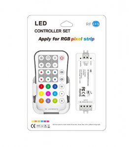 5-24VDC RF SPI RGB/RGBW LED Controller Set SC+R9