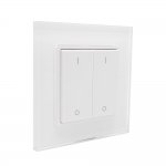 Sunricher RF Single Colour Two Zone Push Switch Wall Panel (Battery powered)