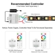 5m WS2805 RGBCCT IC LED Strip - 5-in-1 Addressable Dual Signal Pixel LED Lights (3000K–6500K) - 12V / 24V
