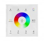 4 Zones RGB+CCT Touch Panel DMX Master (100-240VAC Input) T15 4 Zones RGB+CCT Touch Panel DMX Master (100-240VAC Input) T15