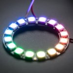 NeoPixel Ring - 16 x 5050 RGB LED with Integrated Drivers