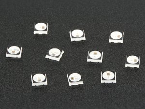 NeoPixel Mini 3535 RGB LEDs w/ Integrated Driver Chip - Black - Pack of 10