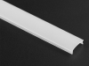 ALU-06 LED Aluminum Channel - Surface - For Strips Up To 13mm - Silver - 1m / 2m - Frosted Lens