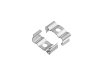ALU-1204-R LED Aluminum Channel - Recessed - For Strips Up To 12mm - Silver - 1m / 2m - Frosted Lens