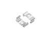 ALU-1605 LED Aluminum Channel - Surface - For Strips Up To 16mm - Silver - 1m / 2m - Frosted Lens