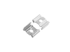 ALU-1911 LED Aluminum Channel - Surface - For Strips Up To 10mm - Silver - 1m / 2m - Frosted Lens