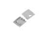 ALU-2121D LED Aluminum Channel - Surface - For Strips Up To 12mm - 1m / 2m - Frosted Lens