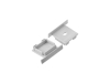 ALU-2404-R LED Aluminum Channel - Recessed - For Strips Up To 24mm - Silver - 1m / 2m - Frosted Lens